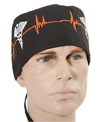 EKG Signal Surgical Scrub Cap