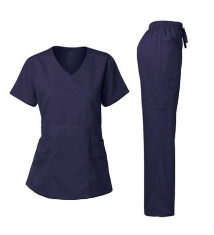 Stretch and Soft Y-Neck Medical Scrub Set