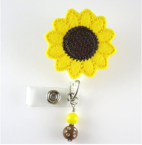 Sunflower RN - Name Badge Holder