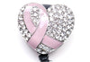Breast Cancer Rhinestone Badge Reel