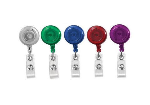 Translucent Alligator Swivel Clip Badge