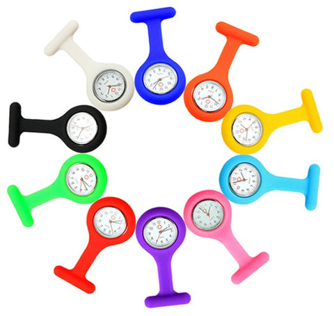 Silicone Tunic Quartz Movement Nurse Watch 