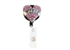 Heart Nurse Banner Bling Rhinestone Badge