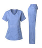 Stretch and Soft Y-Neck Medical Scrub Set