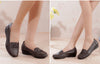 Genuine Leather Work Nurse Flat Shoes