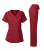 Stretch and Soft Y-Neck Medical Scrub Set