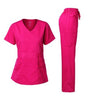 Stretch and Soft Y-Neck Medical Scrub Set