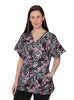 Plus Sizes 2 Pockets Scrub Tops