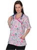 Plus Sizes 2 Pockets Scrub Tops