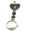 Smiling Faces Heart Clip-On Nurse Watch
