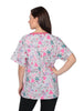 Plus Sizes 2 Pockets Scrub Tops