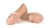 Shallow Slip Leather Nurse Shoes
